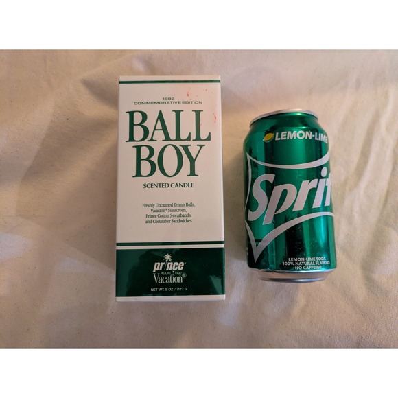 Prince Other - Prince Ball Boy Scented Candle Commemorative Edition 1992 Miami Vacation NEW